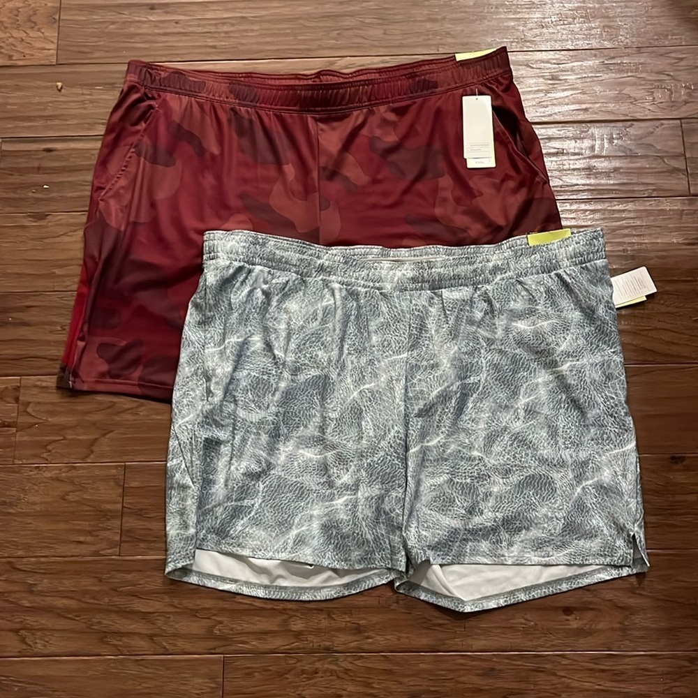 All in Motion Mens Size 3XL Shorts (two shorts)